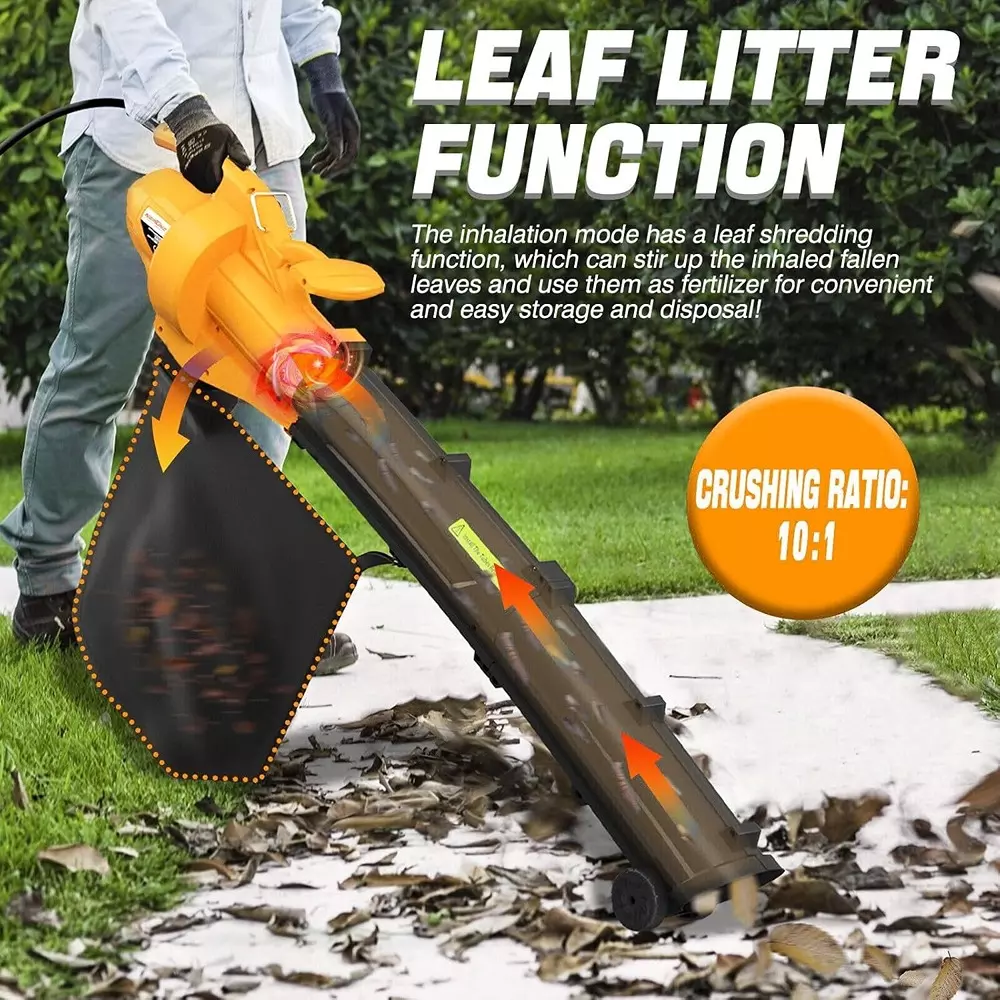 neptune-electric-leaf-blower-vacuum-with-35-l-collection-bag-6-variable-speed-3000-w