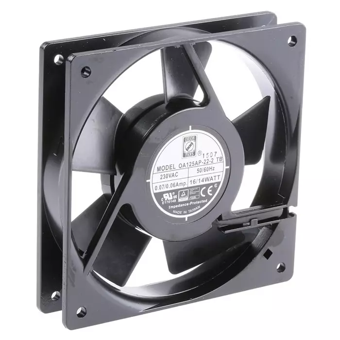 Buy RS PRO 14 W 230 V AC Axial Fan 7897895 from Industrybuying.com