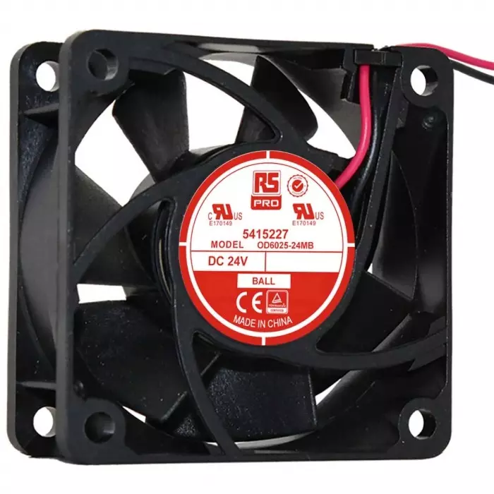 RS PRO 1.9 W 24 V DC Axial Fan 5415227