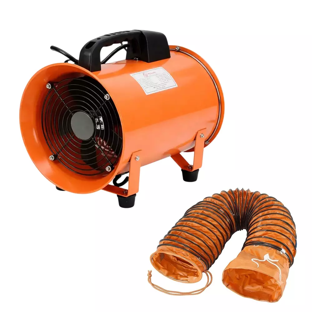 Astberg Portable Blower Fan with 5m Duct, 2200 m³h, 230 PA, 62 dB, ASHT250