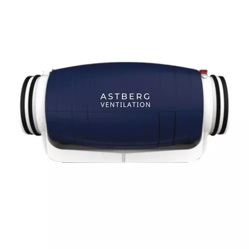 Astberg Mix Flow Silent Fan 840 m³h, 352 PA, 35 dB, ADD 200