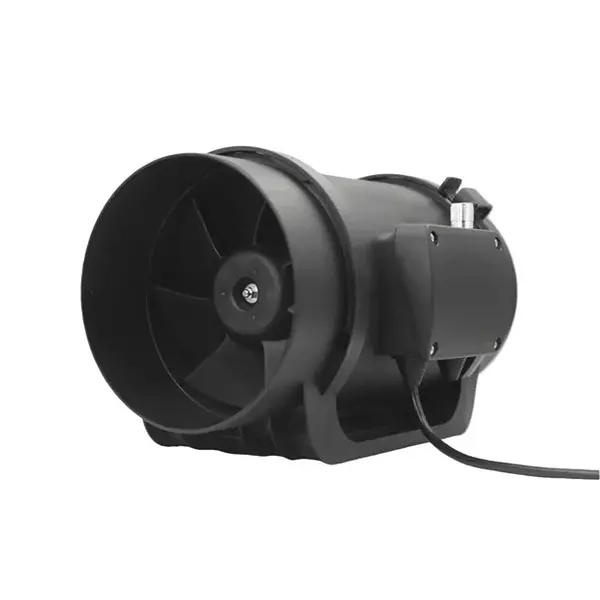 Astberg Quiet Inline Duct Fan 150 mm (6 inch) Diameter 20-1292 m3/h Air Flow Black, AEC200