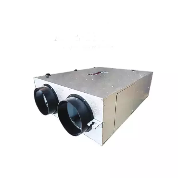 Astberg 200 mm Energy Heat Recovery Ventilation (ERV / HRV) 1300 CMH Air flow Capacity 490 W Silver Black, AHE-130 TH