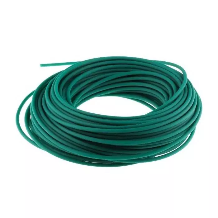 RS PRO 30m 4mm diameter Green Round Polyurethane Belt for use with 38mm minimum pulley diameter Model No 2596424