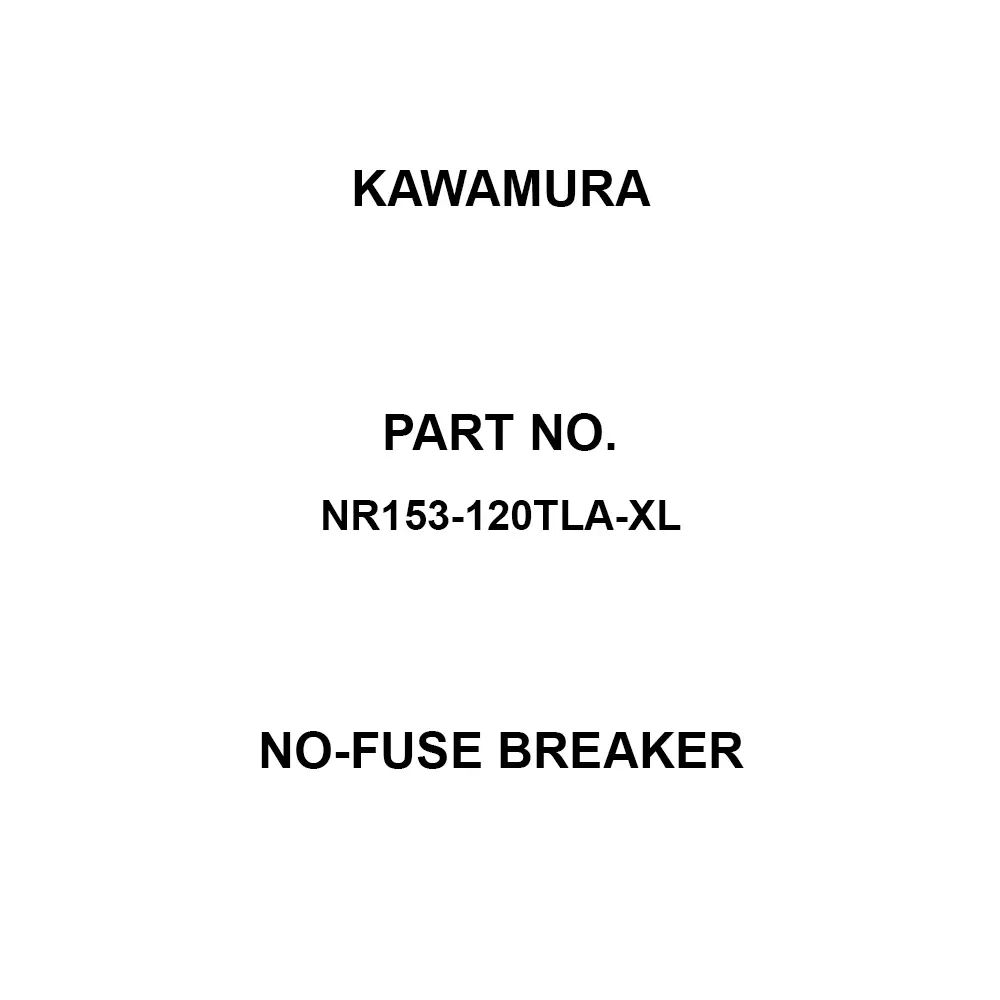 Kawamura Motor Circuit Leakage Breaker 3P3E 2.5 Amp Rated Current, ZML53-025-30L