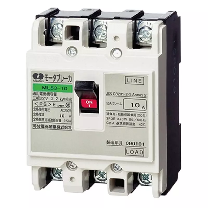 Kawamura Motor Breaker 3P3E 1.5 Amp Rated Current, ML 53-071
