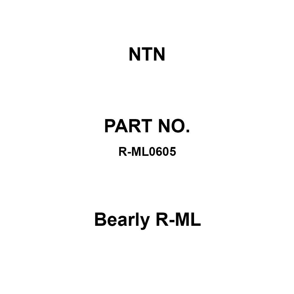 NTN Bearly R-ML 6x8 mm Diameter 5 mm Length, R-ML0605