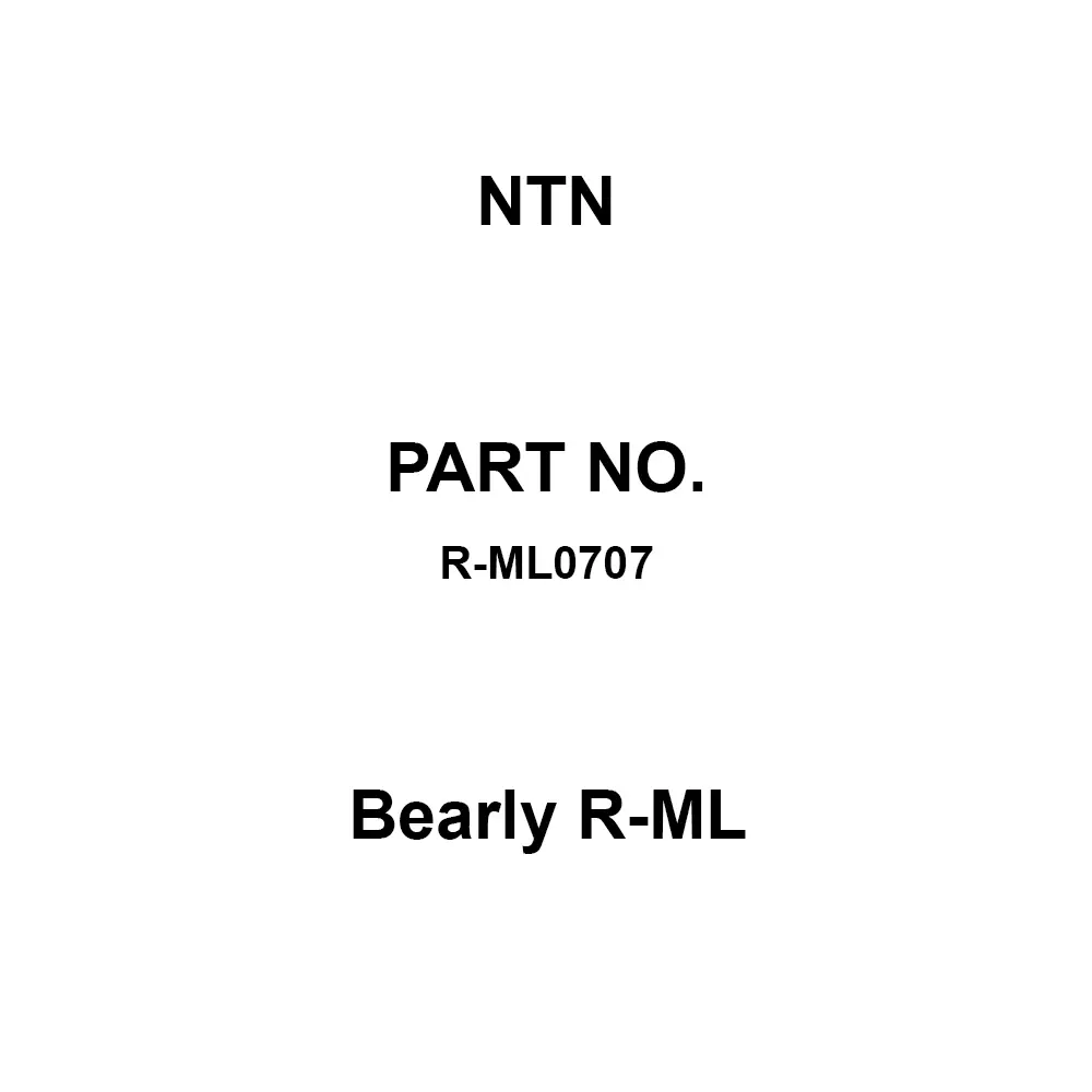 NTN Bearly R-ML 7x9 mm Diameter 7 mm Length, R-ML0707