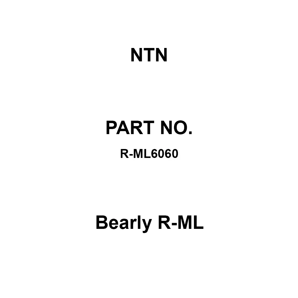 NTN Bearly R-ML 60x65 mm Diameter 60 mm Length, R-ML6060