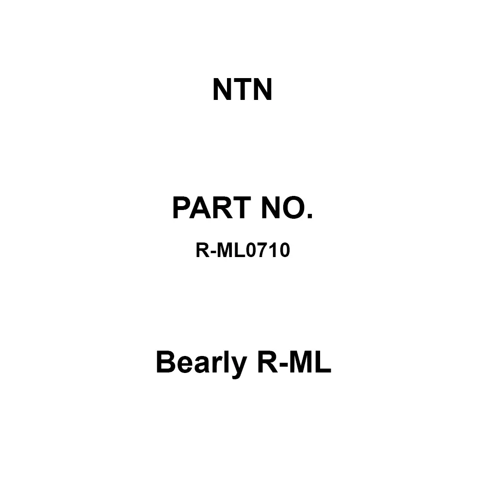 NTN Bearly R-ML 7x9 mm Diameter 10 mm Length, R-ML0710