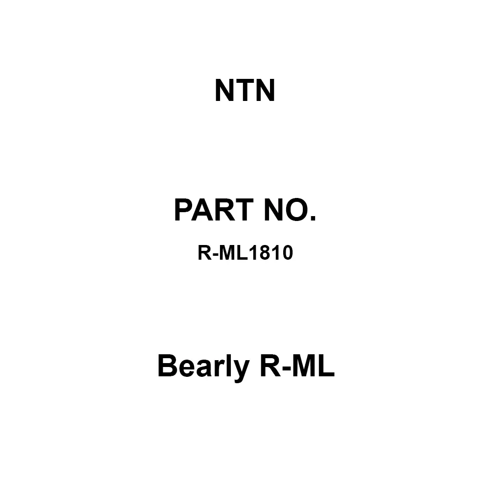 NTN Bearly R-ML 18x20 mm Diameter 10 mm Length, R-ML1810