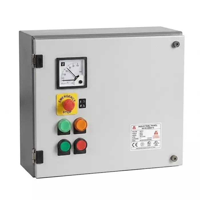 Havells 5 HP Urja Automatic Star Delta Starter Submersible Pump Controller (Standard) 3 Phase Agri Series and 3.8 A - 6.0 A Overload Relay Range, IHSASAH1KA