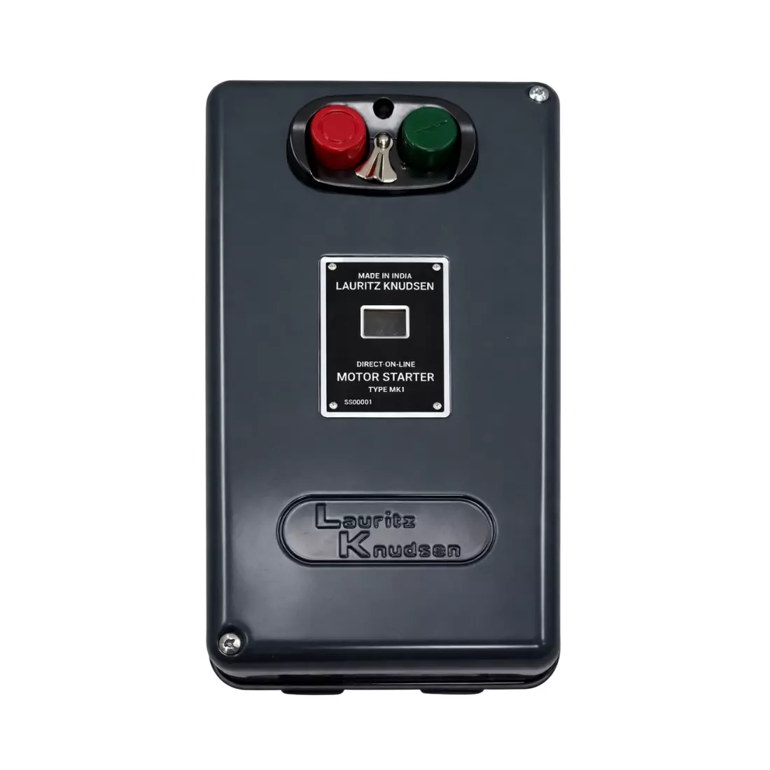 L&T [ Lauritz Knudsen ] 2 HP Three Phase 2.5-4A Direct on Line Motor Starter, SS96210PORO