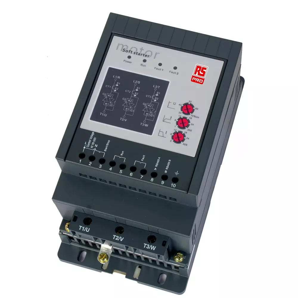 RS PRO Motor Starter 7.5 Amp 187 to 575 V AC Screw Fixing IP42 3.7 kW @ 400 V AC, 2275235