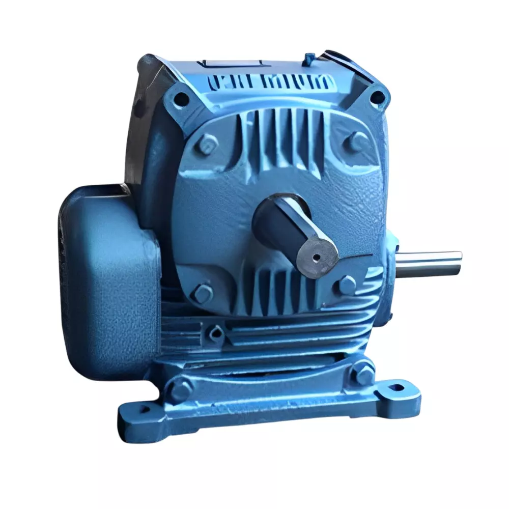 Premium Transmission Adaptable Worm Reduction Gear Box 1 kW Power, 60:1 Ratio, Foot Mount, A-287