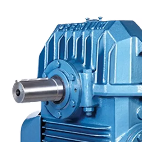 Premium Transmission 15/1 Heavy Duty Shaft Mounted Worm Gearbox For 4 Pole 115 kW 1400 Size Motor