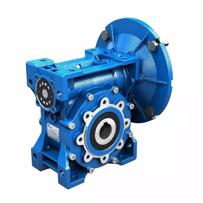 Motovario Worm Gearbox 15:01 Gear Ratio 61 Nm Maximum Torque, NMRV040 15,0 160*14 18 U MV