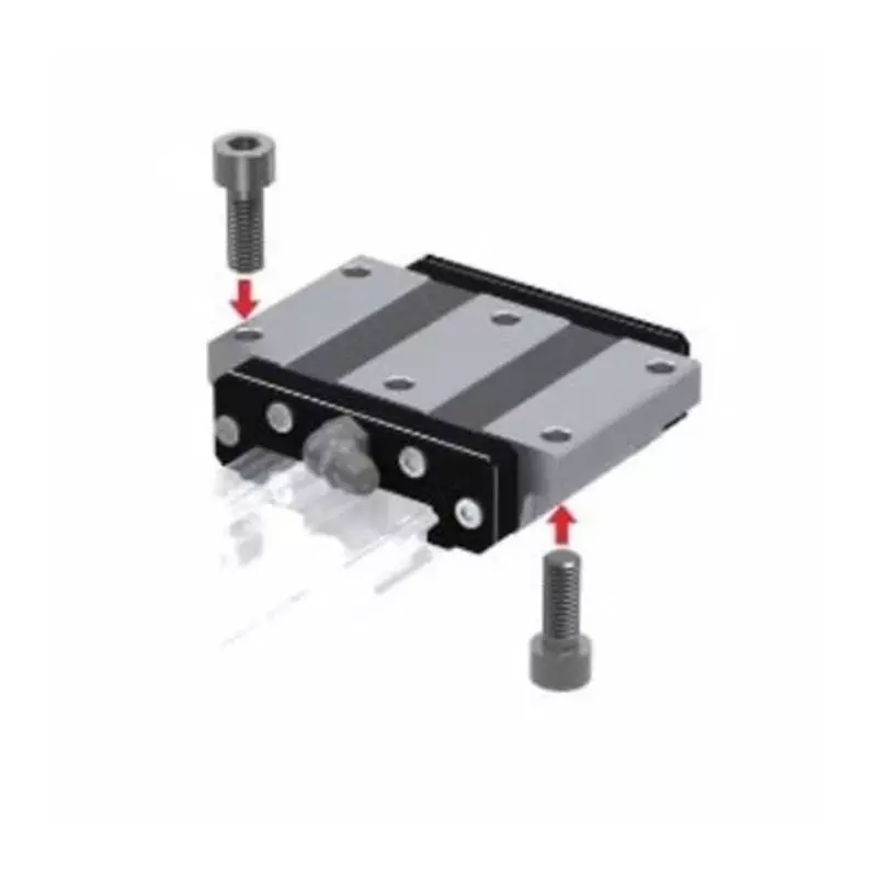 THK Linear Guide Carriage HRW, 8020N Dynamic Load, 37 mm Rail Width, HRW21CR1UU(GK)-THK