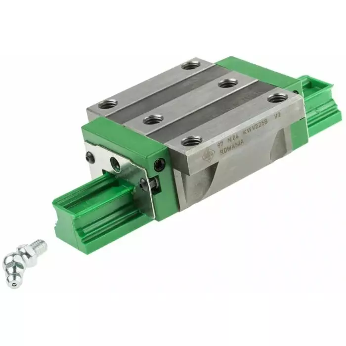 INA Linear Guide Carriage KWVE25, 17900N Dynamic Load, 23 mm Rail Width, KWVE25-B-V2-G3