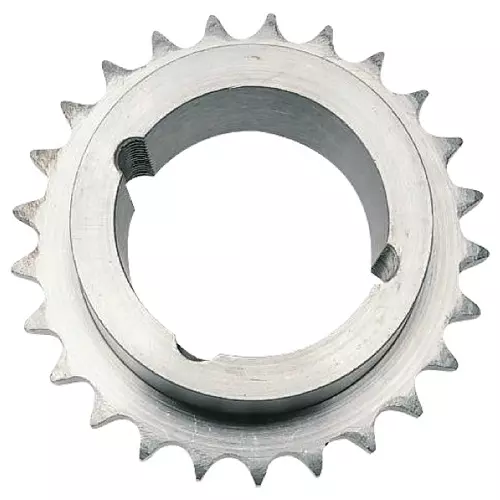 RS PRO Sprocket Steel 55.3 mm OD Taper Bush Bore 08 B-1 38 153.8 mm, 183978