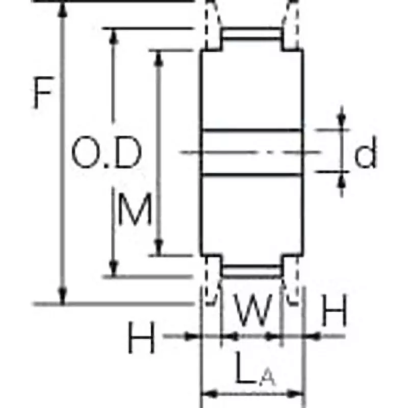 Mitsuboshi Super Torque Timing Pulley S14M A Type 160.43 mm, P36S14M0400A