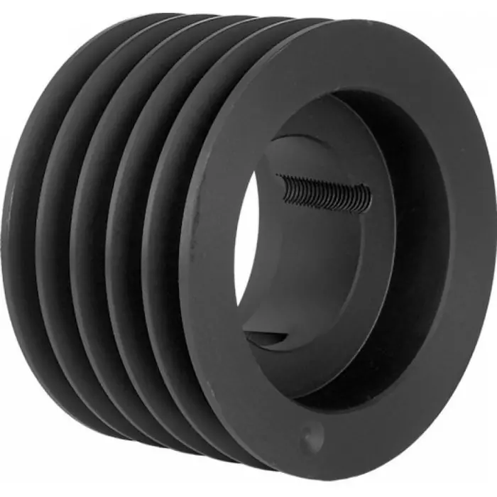 OPTIBELT Vee Belt Pulley Cast Iron 5 Tooth, TB SPA 125/500ZA