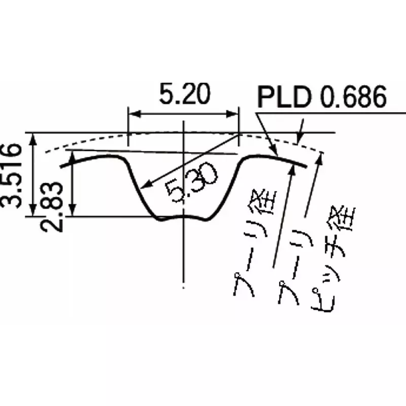 mitsuboshi-super-torque-timing-pulley-s8m-b-type-12732-mm-50s8m600b