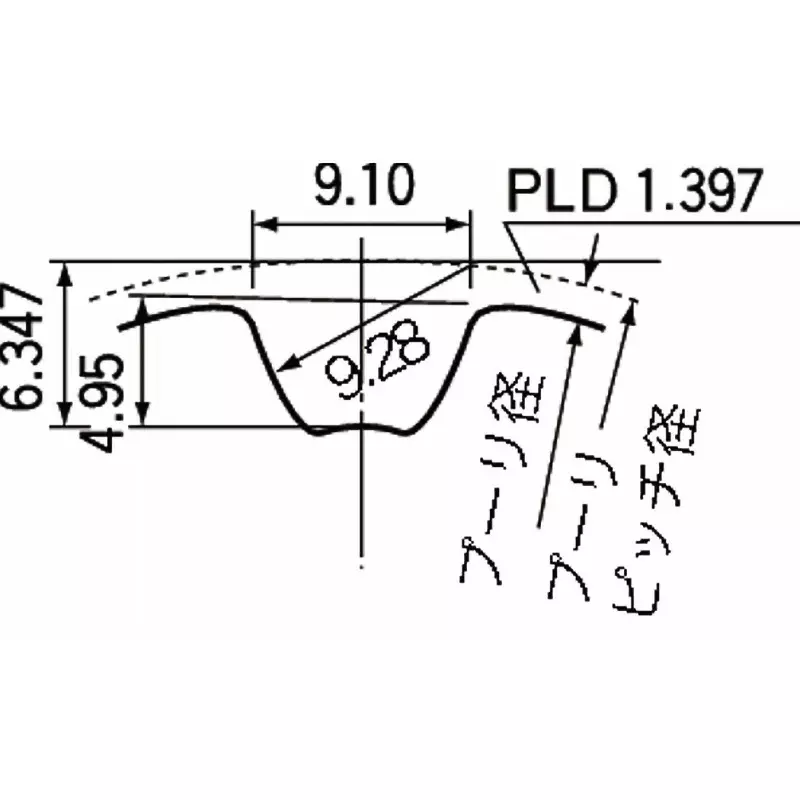 mitsuboshi-super-torque-timing-pulley-s14m-b-type-22282-mm-50s14m600b