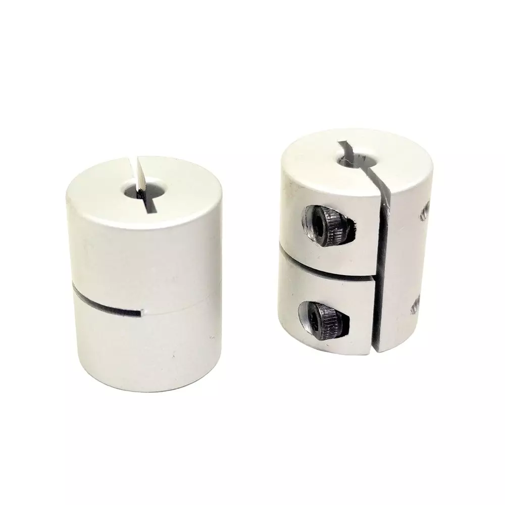 invento-rigid-self-centering-shaft-coupling-aluminum-20-mm-outer-diameter-25-mm-length-silver-isc-016-n3-pack-of-5-pcs