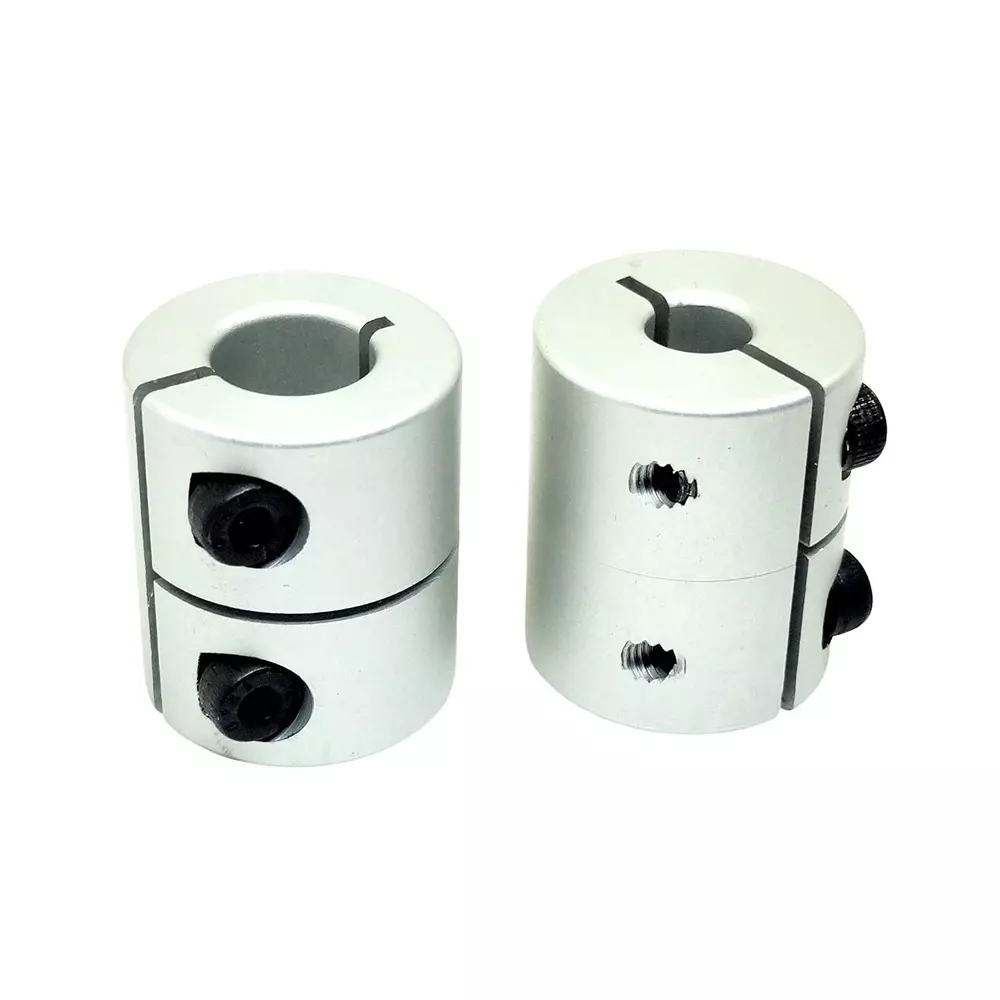 invento-rigid-self-centering-shaft-coupling-aluminium-25-mm-outer-diameter-30-mm-length-silver-isc-184-n3-pack-of-5-pcs