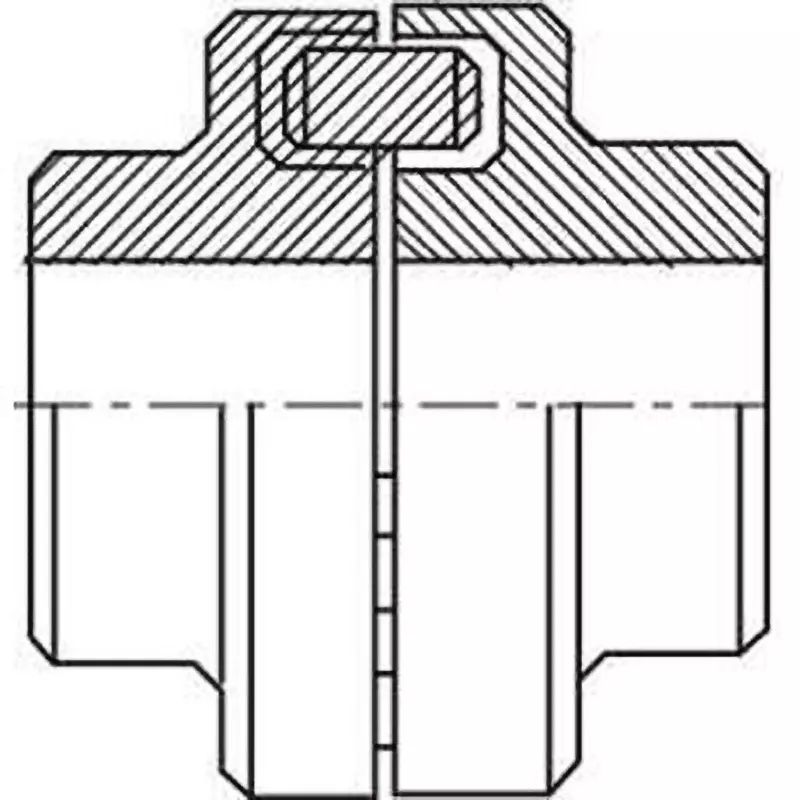 Mitsuboshi Nomex E Type Chan Coupling Overall Length 83 mm, Max Torque 88.3 Nm, 8000 RPM, Nor-Mex E82
