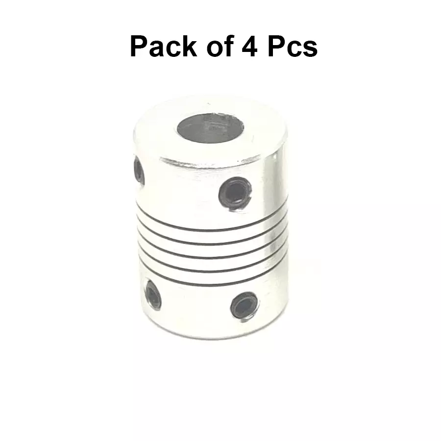 invento-flexible-shaft-coupling-aluminium-20-mm-outer-diameter-25-mm-length-silver-isc-1043-x2-pack-of-4-pcs