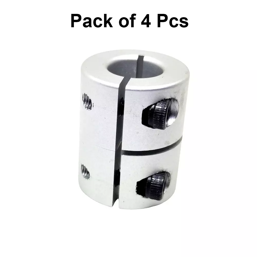 invento-rigid-self-centering-shaft-coupling-aluminium-20-mm-outer-diameter-25-mm-length-silver-isc-165-n2-pack-of-4-pcs