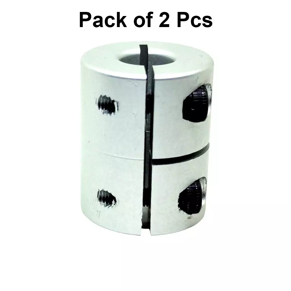 invento-rigid-self-centering-shaft-coupling-aluminium-20-mm-outer-diameter-25-mm-length-silver-isc-167-n1-pack-of-2-pcs