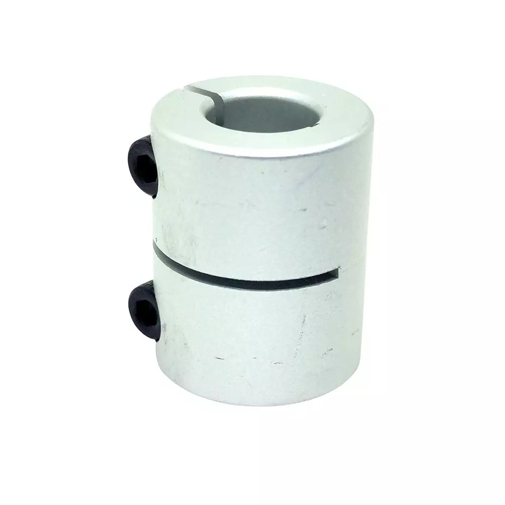 invento-rigid-self-centering-shaft-coupling-aluminum-20-mm-outer-diameter-25-mm-length-silver-isc-087-n2-pack-of-4-pcs