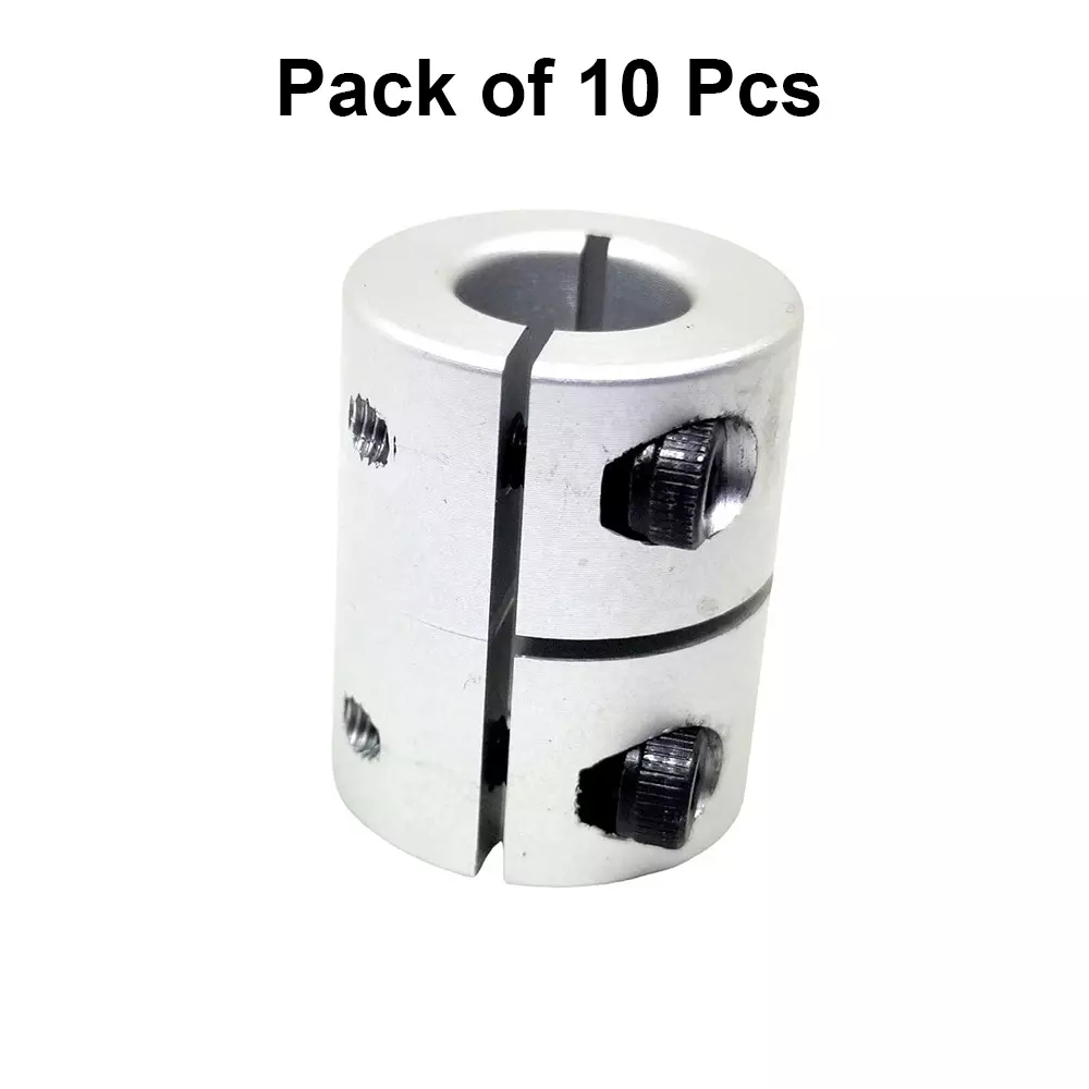 invento-rigid-self-centering-shaft-coupling-aluminium-20-mm-outer-diameter-25-mm-length-silver-isc-165-n5-pack-of-10-pcs