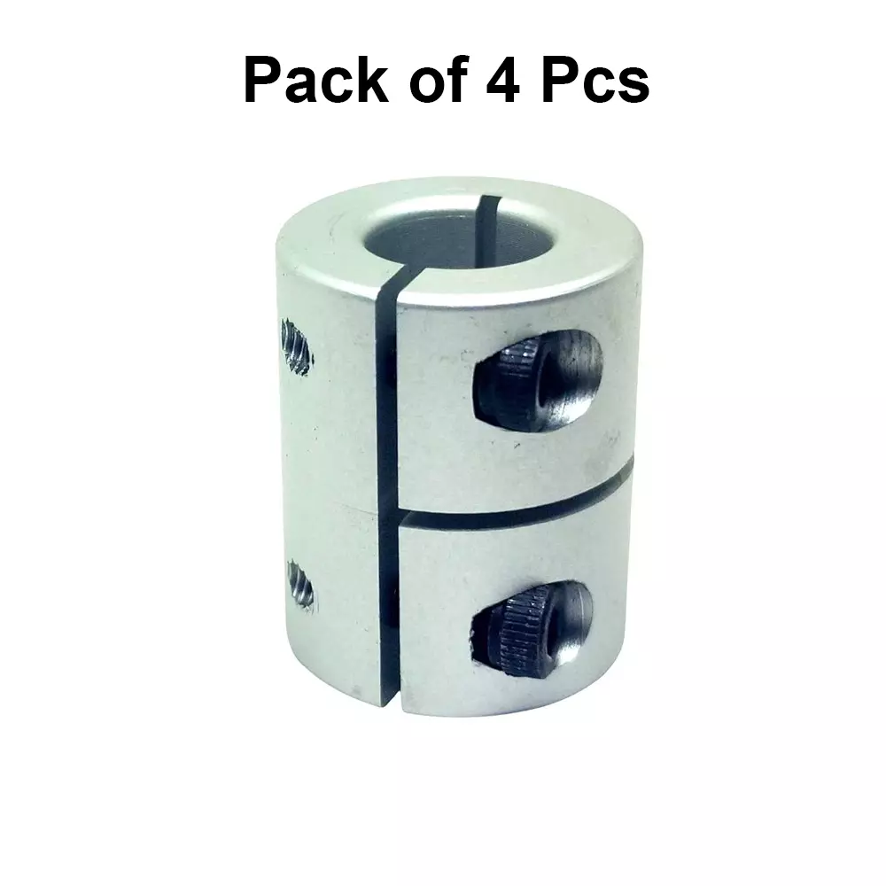 invento-rigid-self-centering-shaft-coupling-aluminium-20-mm-outer-diameter-25-mm-length-silver-isc-237-n2-pack-of-4-pcs