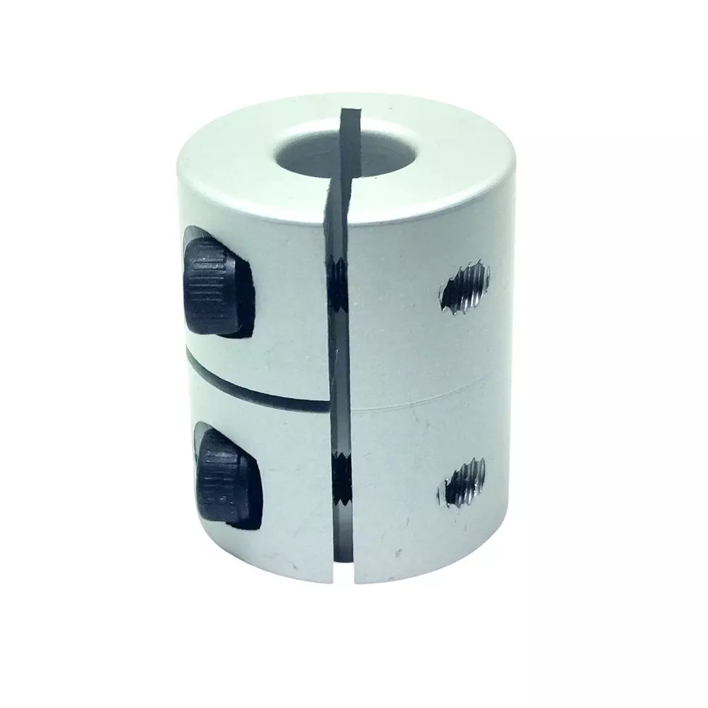 Invento Rigid Self Centering Shaft Coupling Aluminium 25 mm Outer Diameter 30 mm Length Silver, ISC 287-N5 (Pack of 10 Pcs)