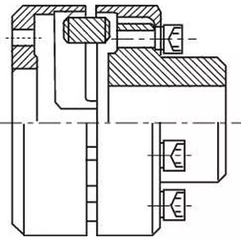 Mitsuboshi Nomex FG Type Chan Coupling Overall Length 140.5 mm, Max Torque 735 Nm, 4500 RPM, Nor-Mex FG148