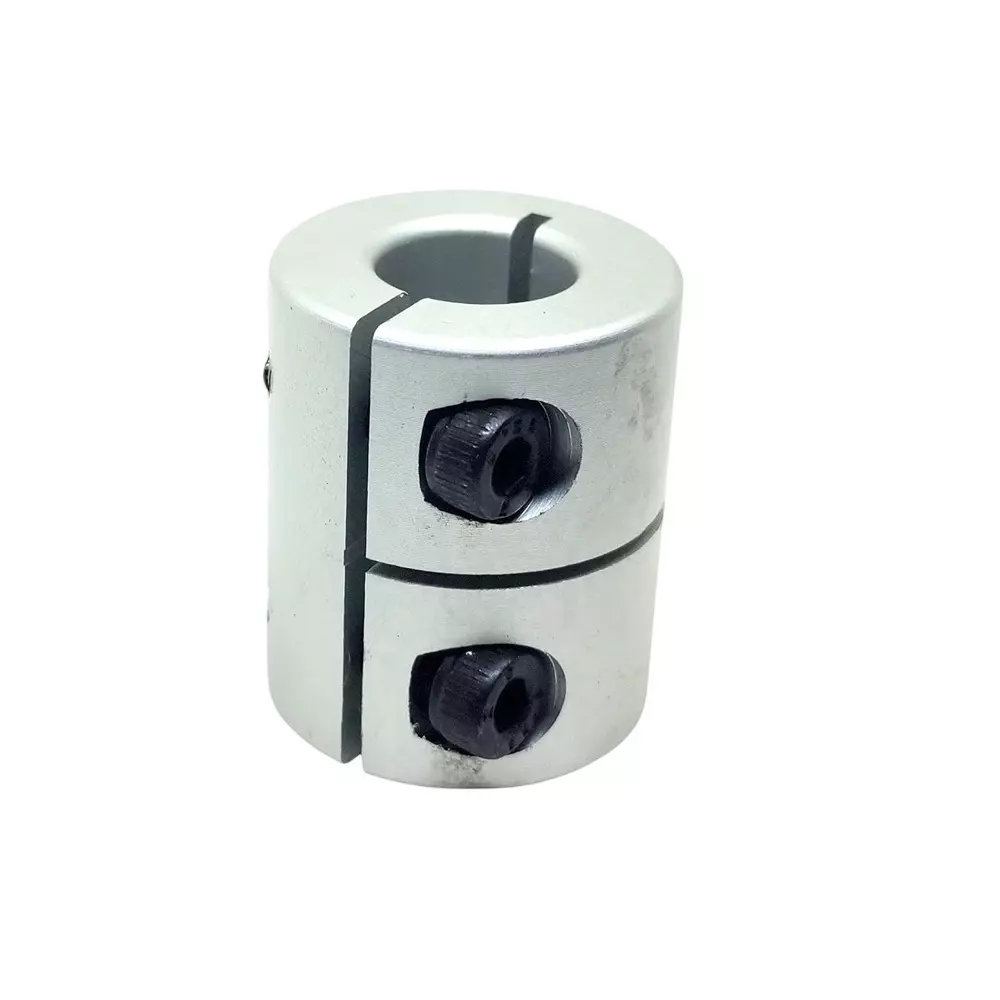 Invento Rigid Self Centering Shaft Coupling Aluminium 25 mm Outer Diameter 30 mm Length Silver, ISC 507-N1 (Pack of 2 Pcs)