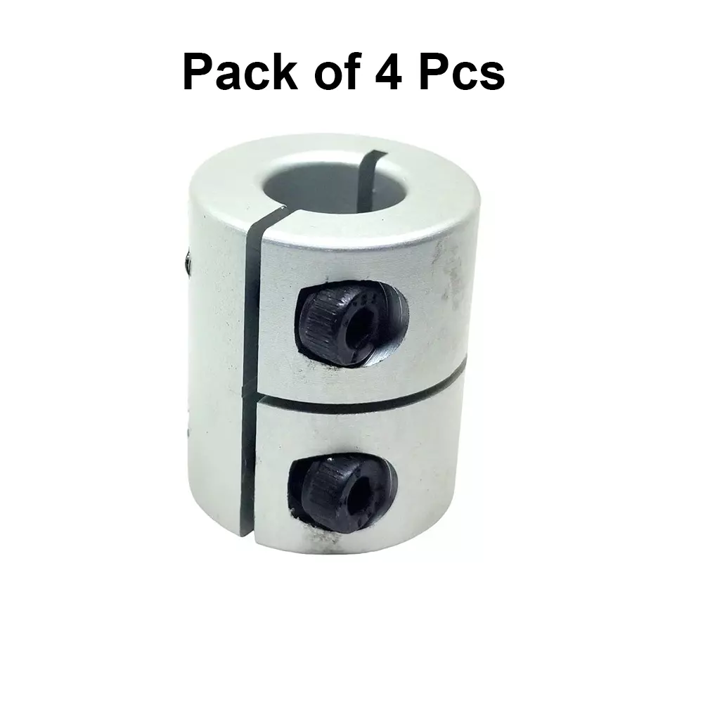invento-rigid-self-centering-shaft-coupling-aluminium-25-mm-outer-diameter-30-mm-length-silver-isc-507-n2-pack-of-4-pcs