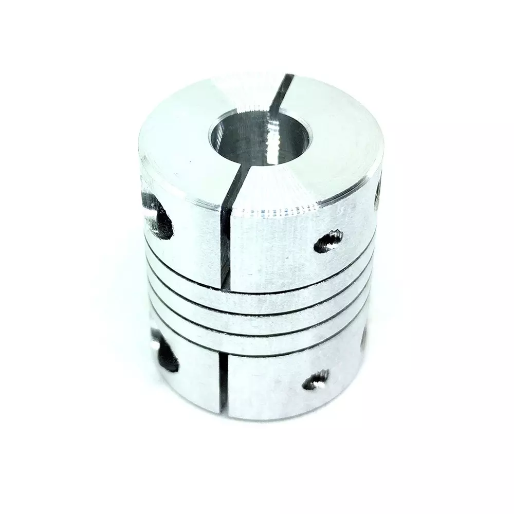 invento-self-centering-flexible-shaft-coupling-aluminium-25-mm-outer-diameter-30-mm-length-silver-isc-892-x