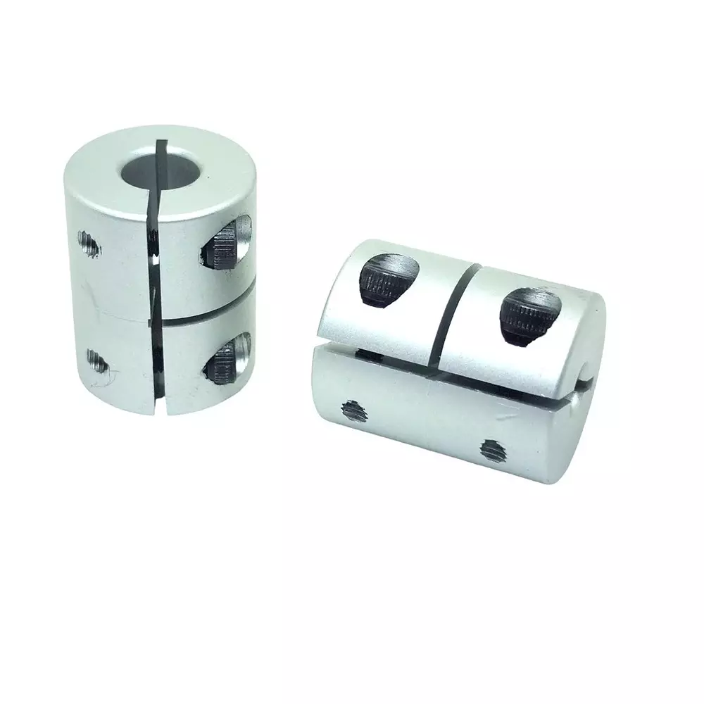 invento-rigid-self-centering-shaft-coupling-aluminum-20-mm-outer-diameter-25-mm-length-silver-isc-081-n3-pack-of-5-pcs