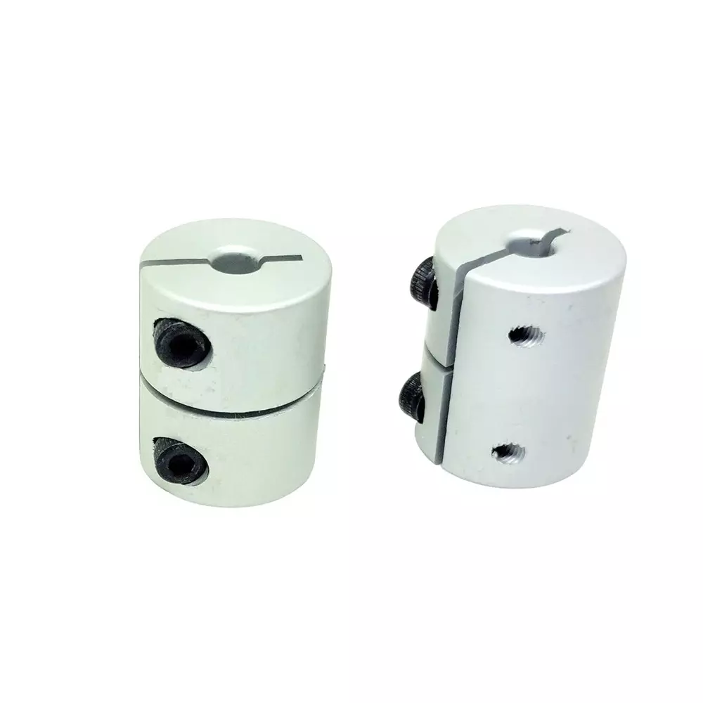 invento-rigid-self-centering-shaft-coupling-aluminium-20-mm-outer-diameter-25-mm-length-silver-isc-161-n4-pack-of-8-pcs