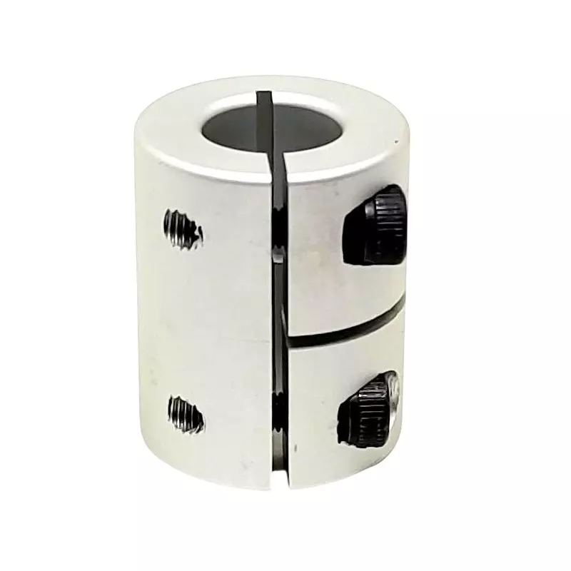 Invento Rigid Self Centering Shaft Coupling Aluminium 20 mm Outer Diameter 25 mm Length Silver, ISC 178-N2 (Pack of 4 Pcs)