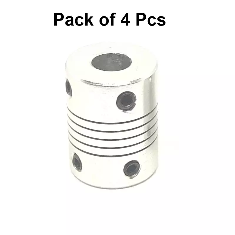 invento-flexible-shaft-coupling-aluminium-20-mm-outer-diameter-25-mm-length-silver-isc-990-x2-pack-of-4-pcs