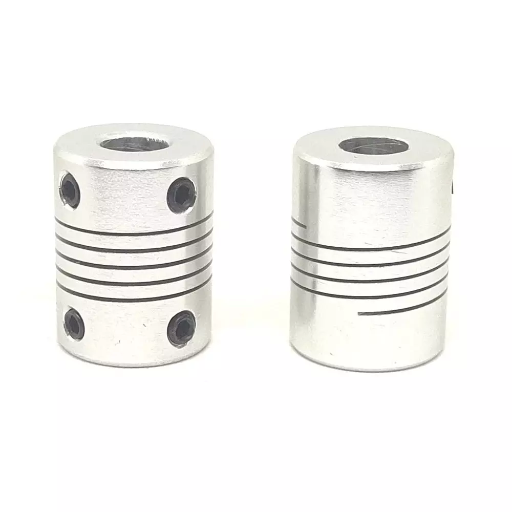 invento-flexible-shaft-coupling-aluminium-20-mm-outer-diameter-25-mm-length-silver-isc-990-x2-pack-of-4-pcs