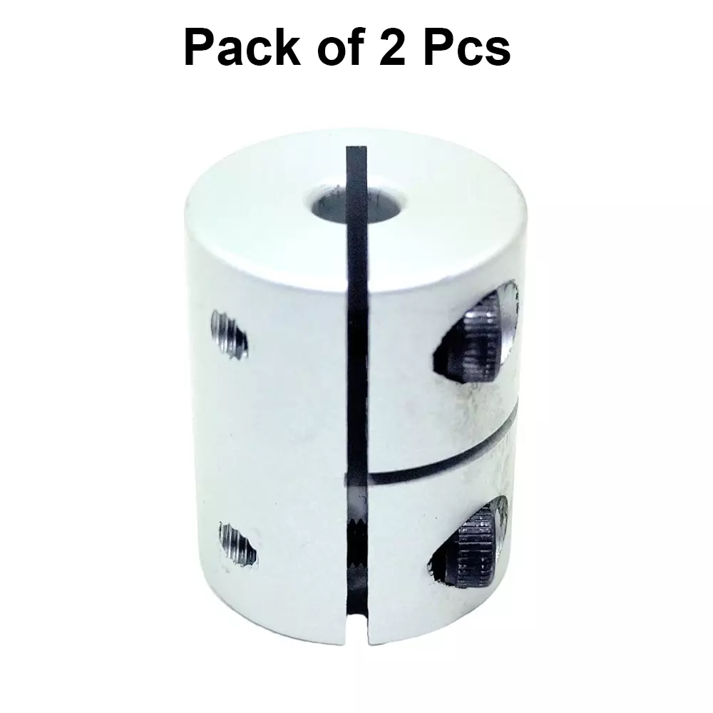 invento-rigid-self-centering-shaft-coupling-aluminium-20-mm-outer-diameter-25-mm-length-silver-isc-161-n1-pack-of-2-pcs