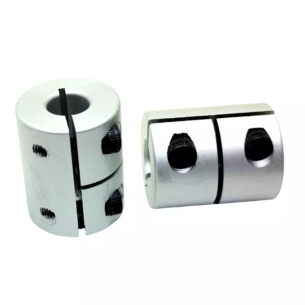 invento-rigid-self-centering-shaft-coupling-aluminium-20-mm-outer-diameter-25-mm-length-silver-isc-154-n5-pack-of-10-pcs