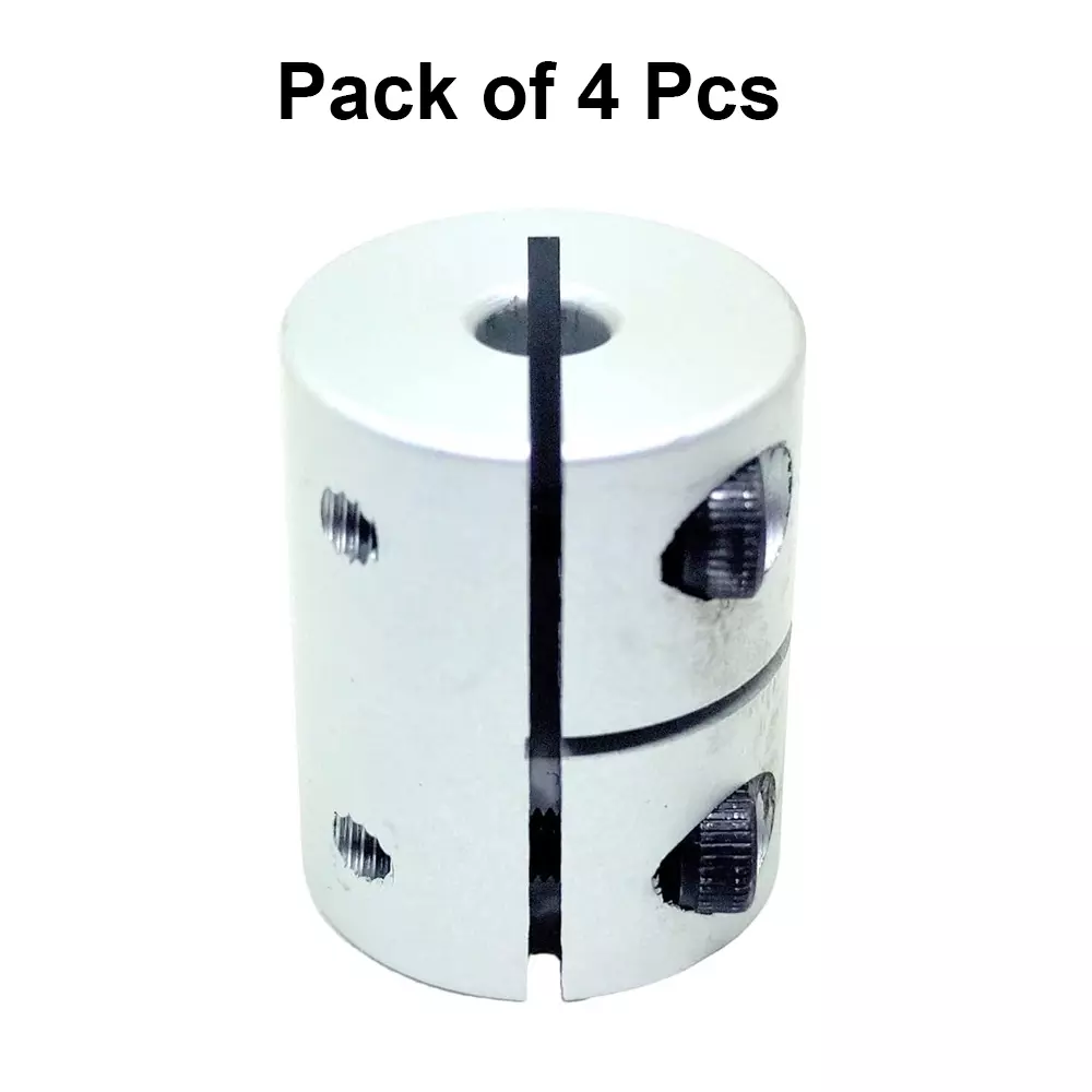 invento-rigid-self-centering-shaft-coupling-aluminium-20-mm-outer-diameter-25-mm-length-silver-isc-161-n2-pack-of-4-pcs